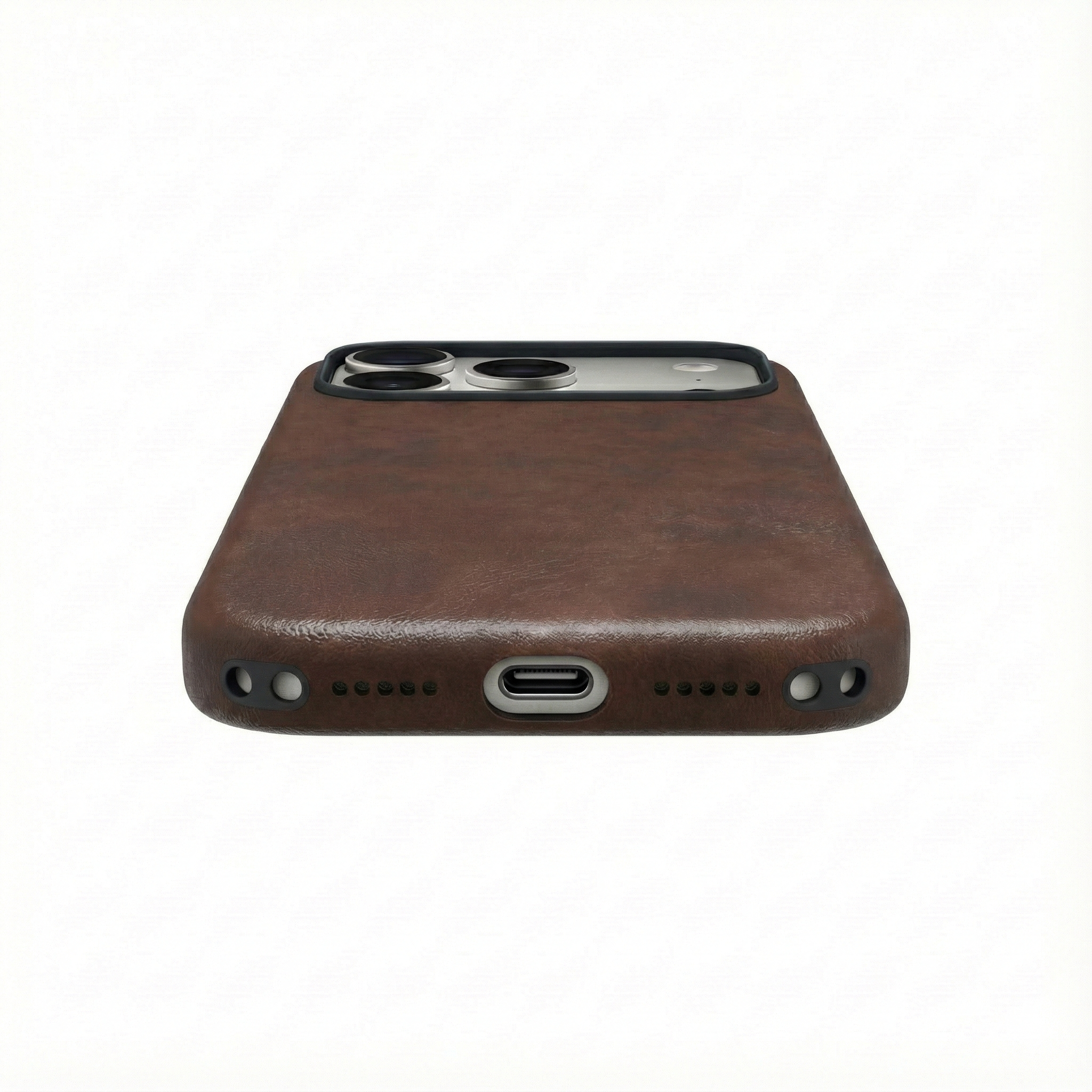 Traditional Leather iPhone Case 14, 15, 16 & 17 | Premium Protection