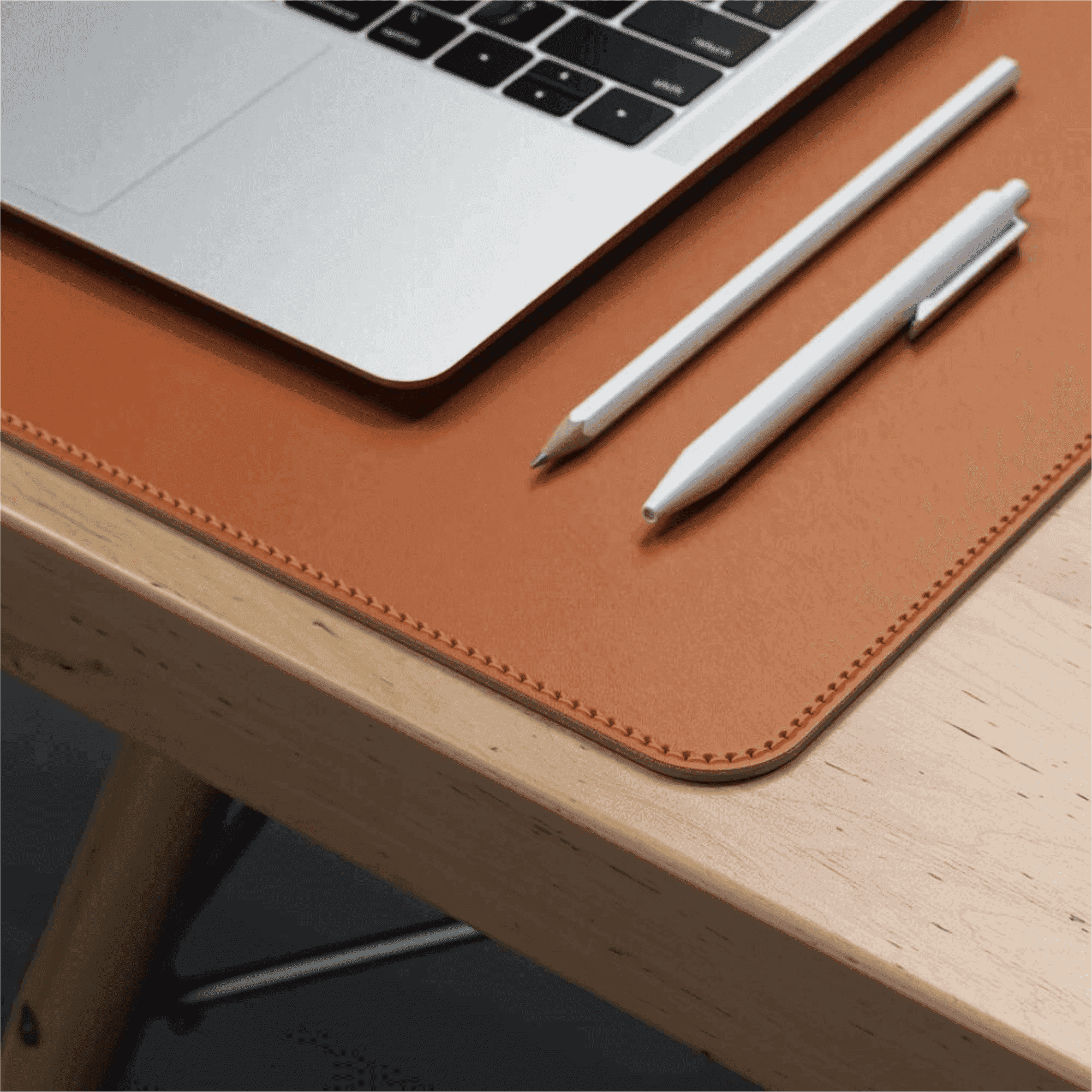 Genuine Leather Desk Pad 70x30 cm | Elegant & Non-Slip
