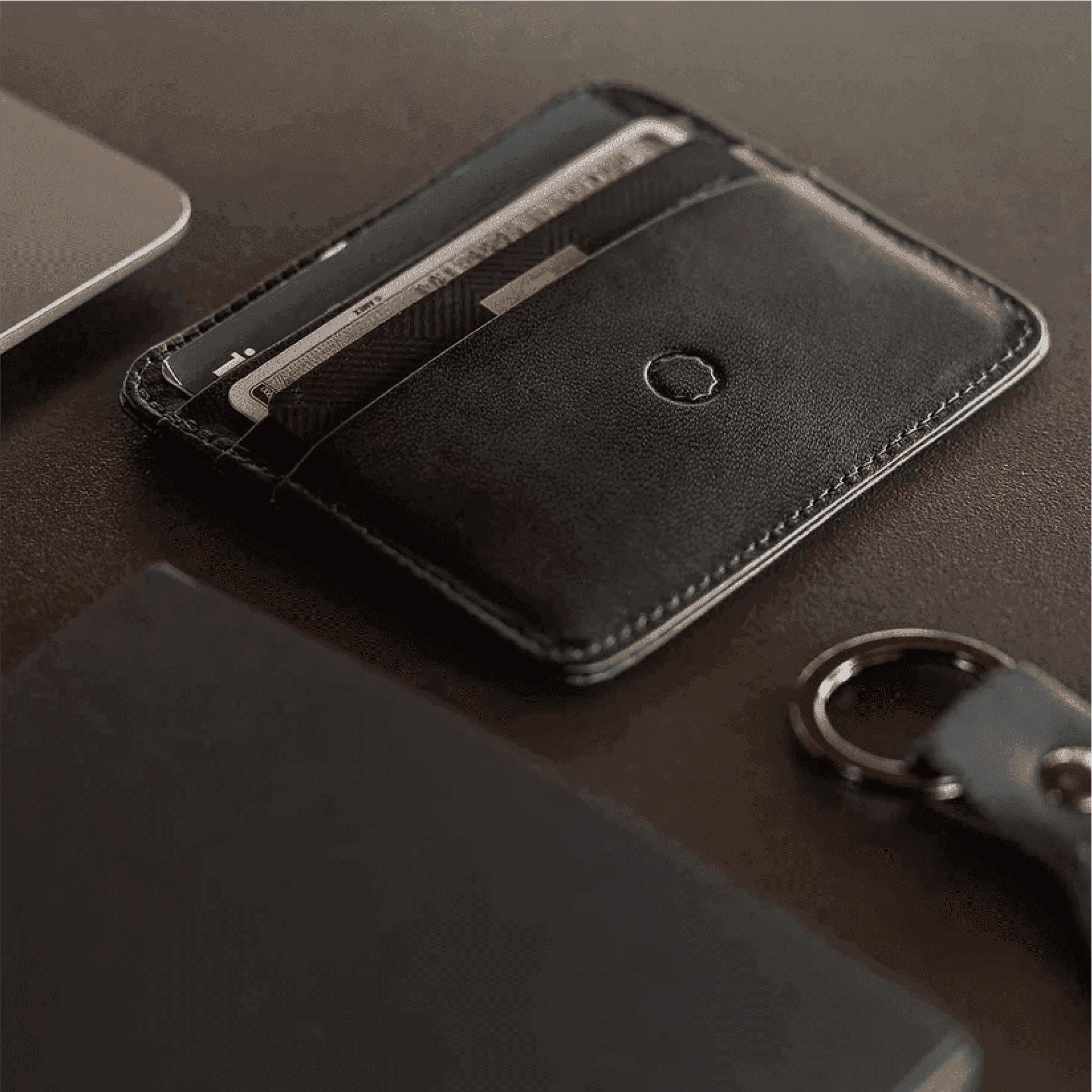 Ultra-Thin Genuine Leather Minimalist Wallet | 6 Card Slots