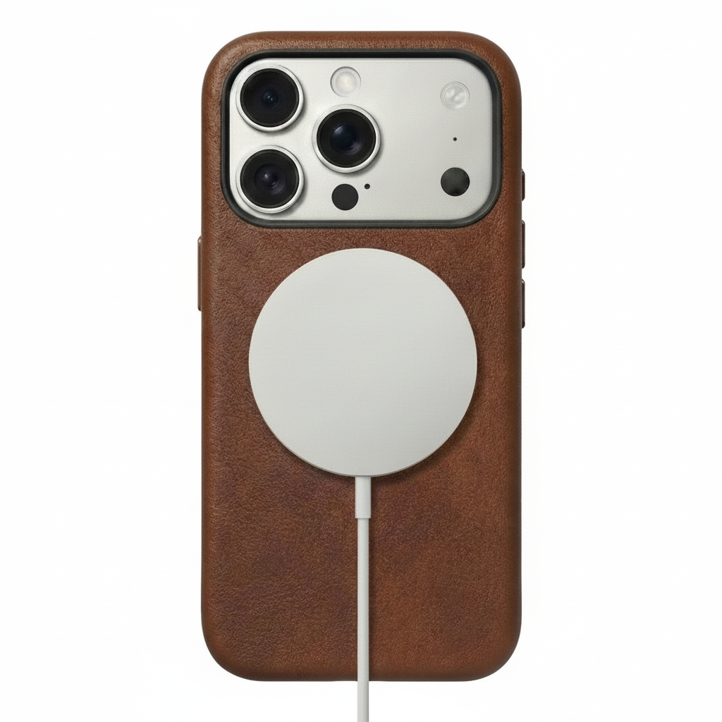 Traditional Leather iPhone Case 14, 15, 16 & 17 | Premium Protection