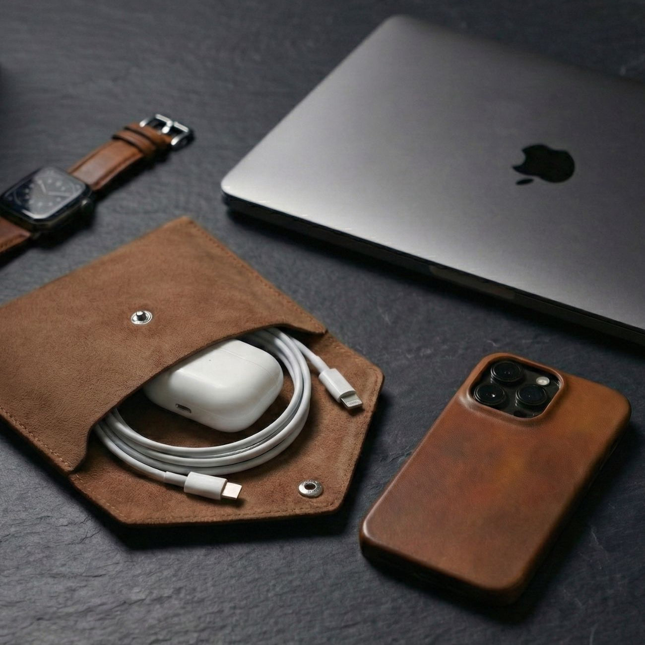 Classic Patina Leather Case for iPhone