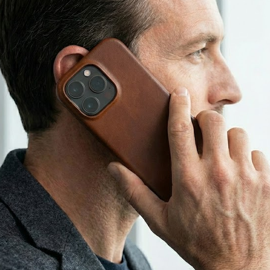 Classic Patina Leather Case for iPhone